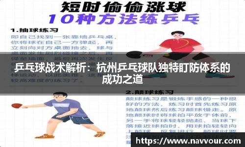 乒乓球战术解析：杭州乒乓球队独特盯防体系的成功之道