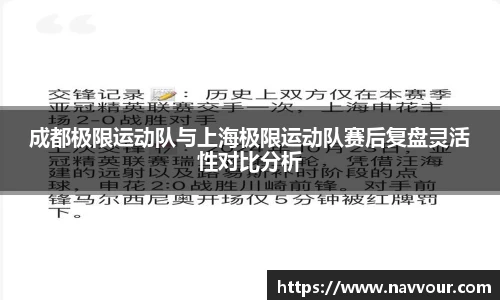 成都极限运动队与上海极限运动队赛后复盘灵活性对比分析